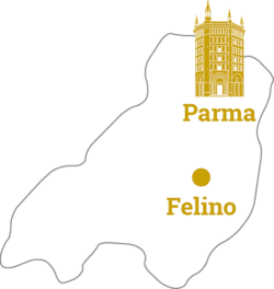 Mappa provincia di Parma, Felino sede del Salumificio Artigian Carni