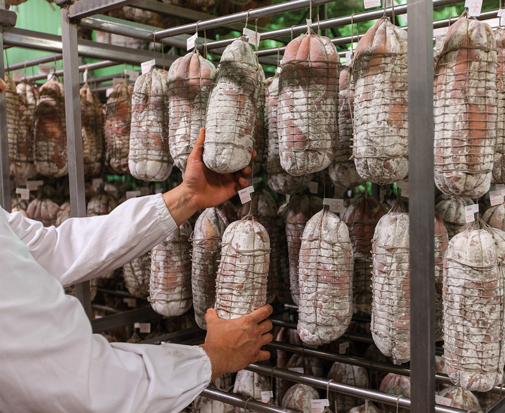 Controllo qualità e tecnologie avanzate per la produzione di salumi artigianali: monitoraggio delle fasi di stagionatura - Felino Parma
