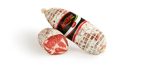 Interi-ridimensionati_0016_coppa.rete_intero Coppa stagionata in rete: prodotto artigianale tipico per la vendita GDO e gastronomie - Artigian Carni a Felino Parma