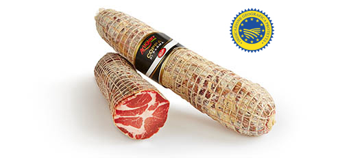 Coppa di Parma IGP intera e per affettato: salume certificato di alta qualità per la distribuzione professionale - Artigian Carni a Felino Parma